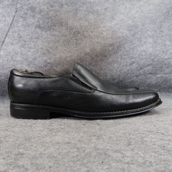 Sandro Moscoloni Shoes Mens 11 Loafer Slip On Classic Jacobs Venetian Leather - Picture 16 of 16